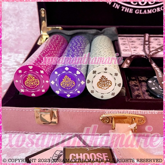 Rare Juicy Couture Poker Set - Picture 5 of 16